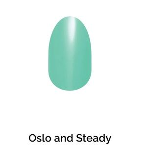 NWT Color Street “Oslo and Steady” Aqua/Teal Nail Polish Stickers